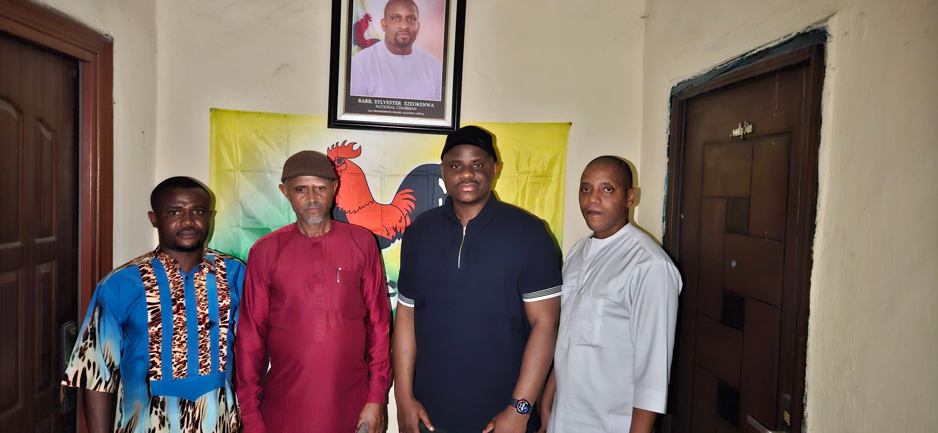 At the APGA Bayelsa State secretariat